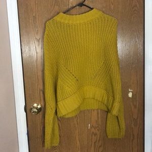 Yellow sweater
